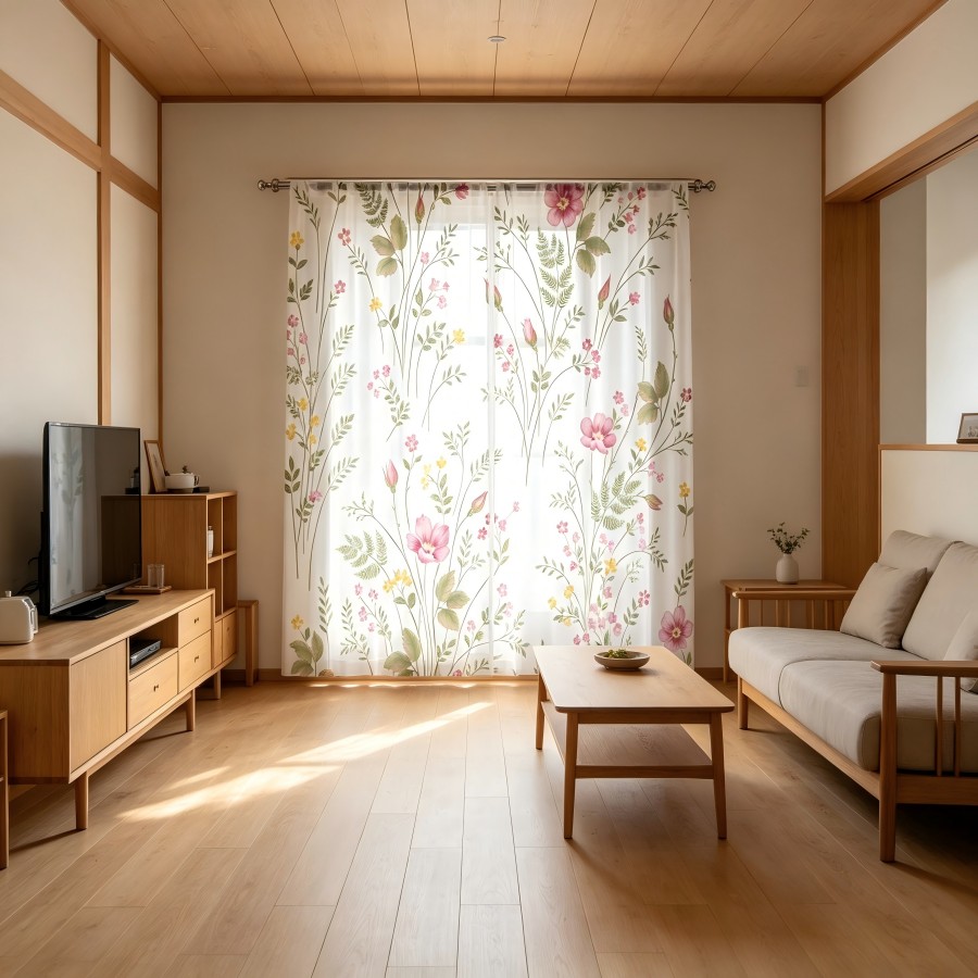 2 Cortinas Transparentes com E - Home Decor Yellow avaliação e preço