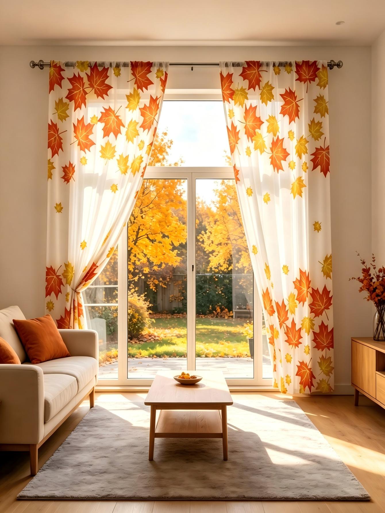 2PCS Cortina Transparente com  - Home Decor Event avaliação e preço