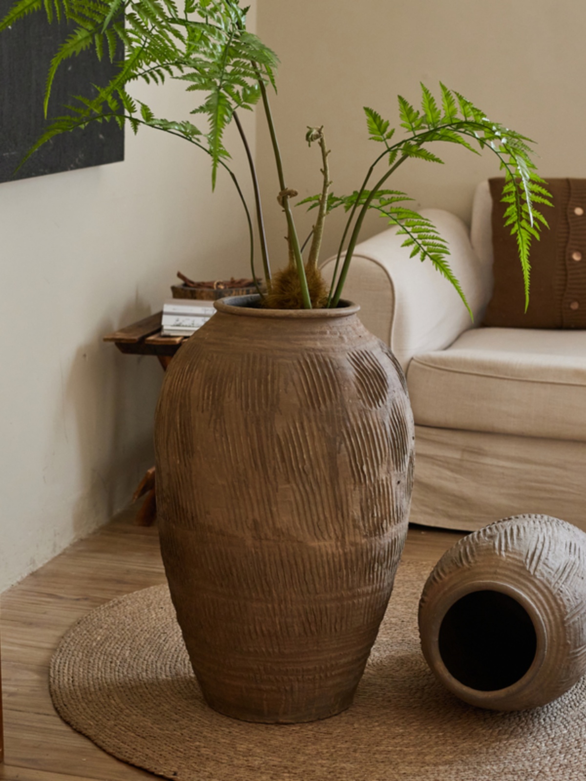 Home Decor Zen Style - Vaso de Flores Grande em Terracota