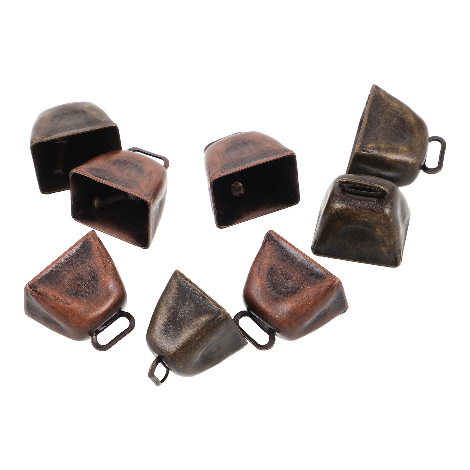 Home Decor Event - 8 Peças Mini Sinos de Metal