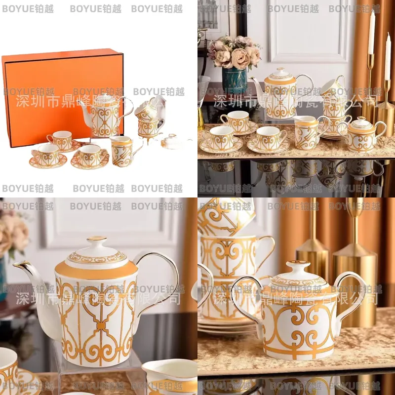 Home Decor Yellow - Conjunto de Xícara e Prato de