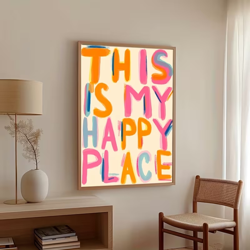 Arte de parede moderna com cit - Home Decor Reviews avaliação e preço