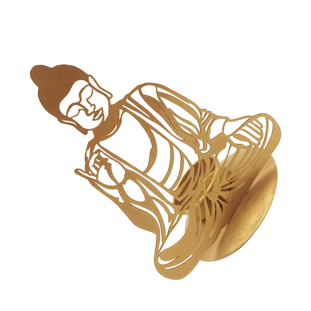 Home Decor Zen Style - Suporte de Ferro Vazado Estilo Zen