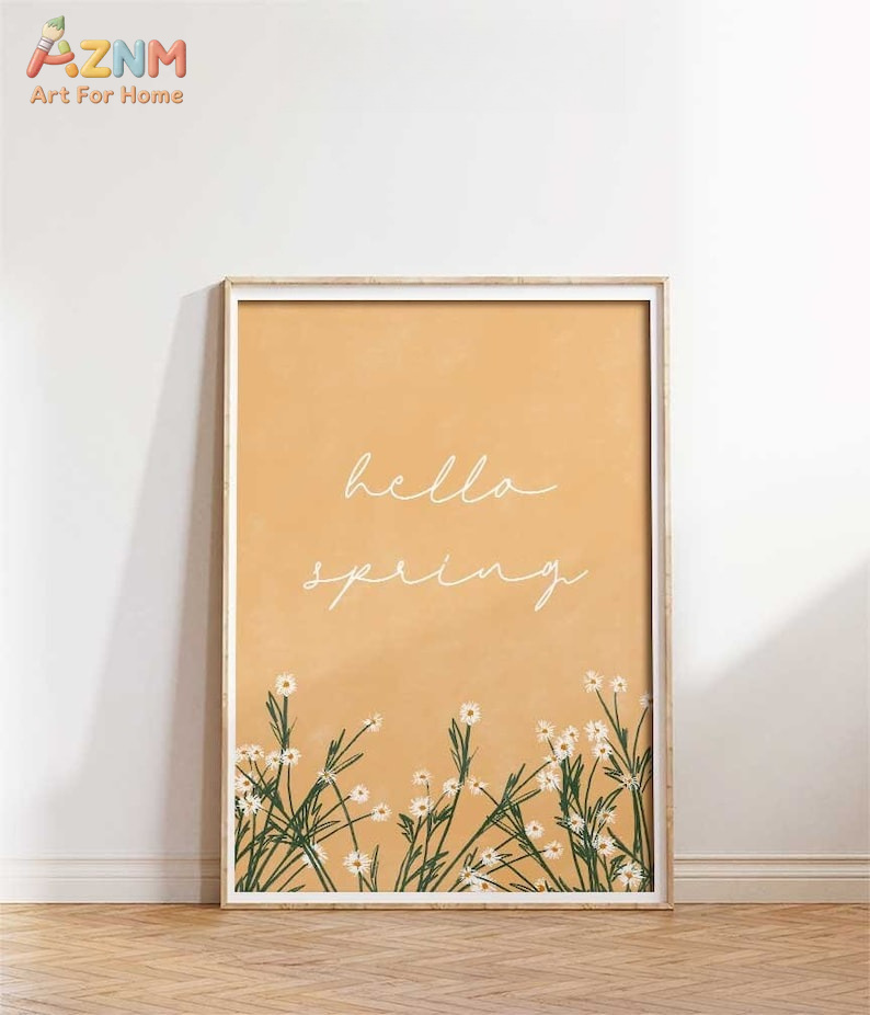 AZNM Impressão em tela sem mol - Home Decor Yellow avaliação e preço
