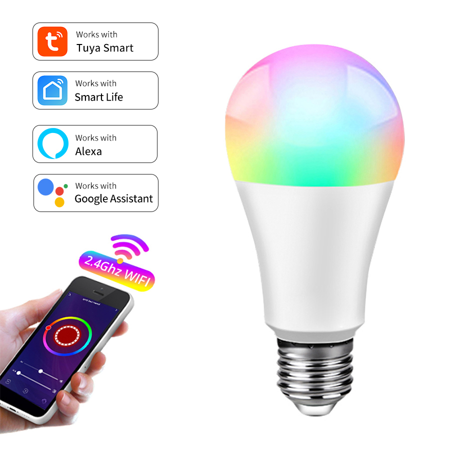 Home Decor App Free - Lâmpadas LED Inteligentes E27 Alexa Tuya