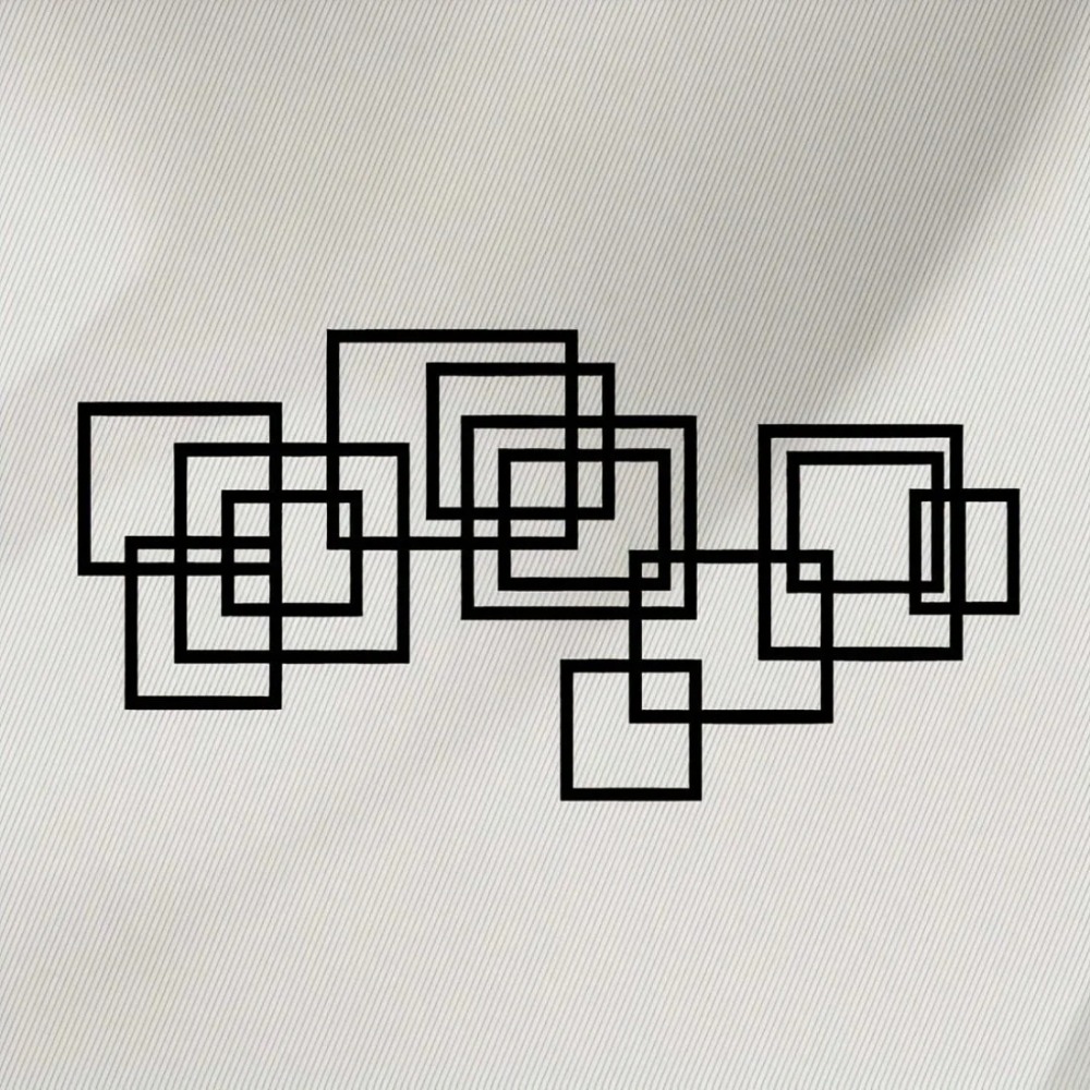 Home Decor Wall Panels - Arte de Parede Metálica Moderna Geométrica