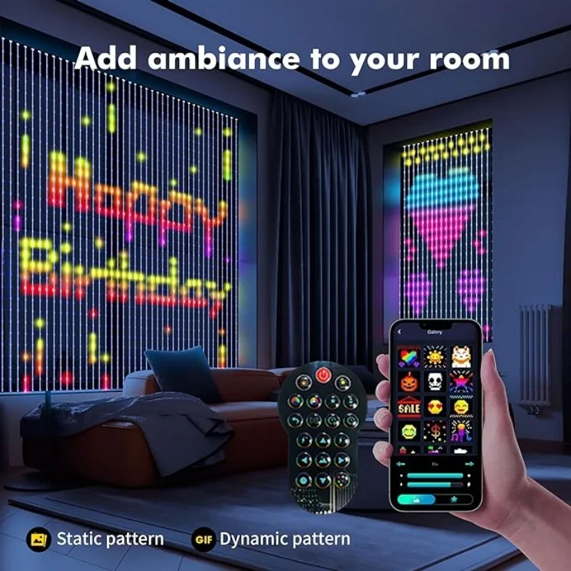Cortina de luz led inteligente - Home Decor App Free avaliação e preço