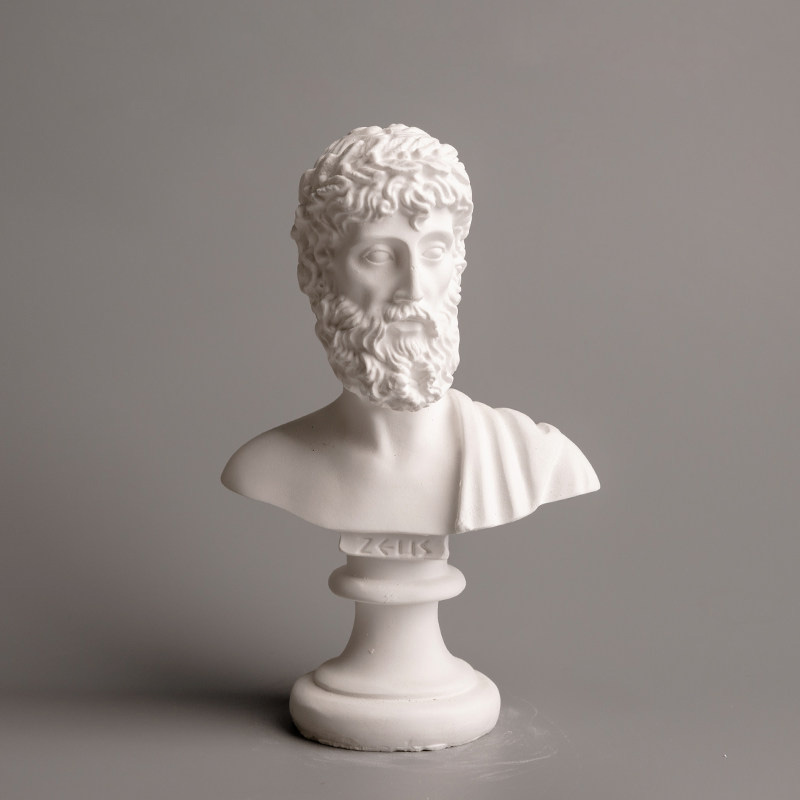 Zeus, uma figura da mitologia  - Home Decor From Clay avaliação e preço