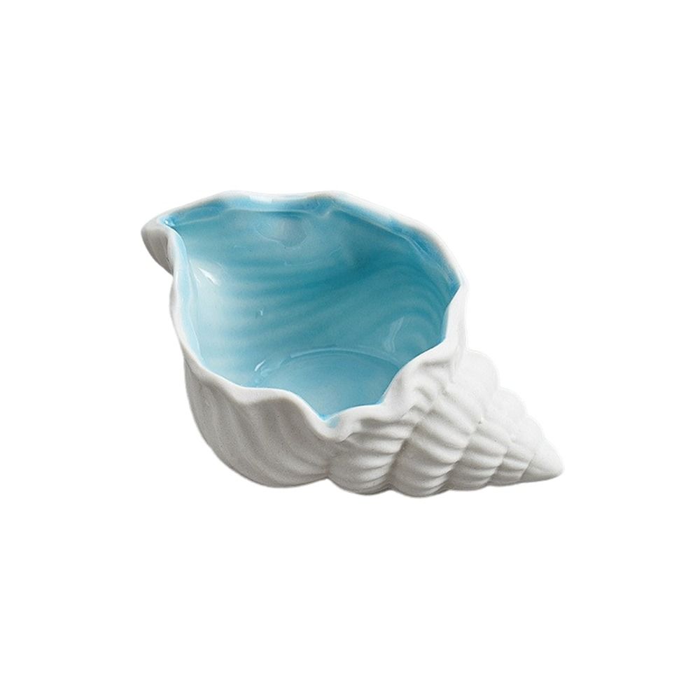 Conch-forma bandeja de jóias d - Ceramic Trinket Dish avaliação e preço