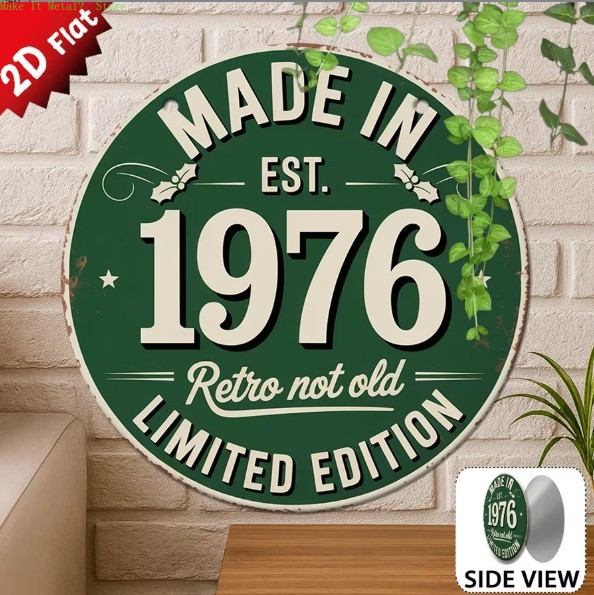 Placa de Metal Redonda Plana 2 - Home Decor Canvas avaliação e preço