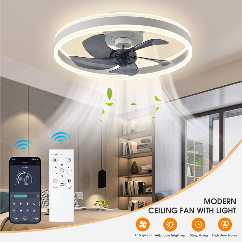 Ventilador de teto com luz LED - Home Decor Wall Panels avaliação e preço