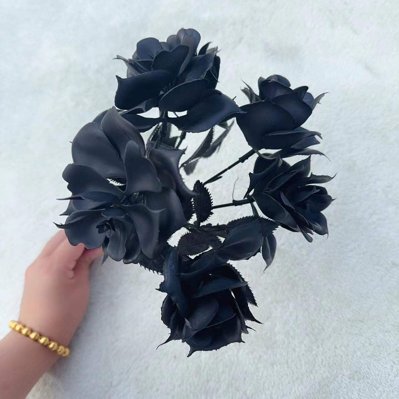 Preto halloween flor artificia - Home Decor Event avaliação e preço