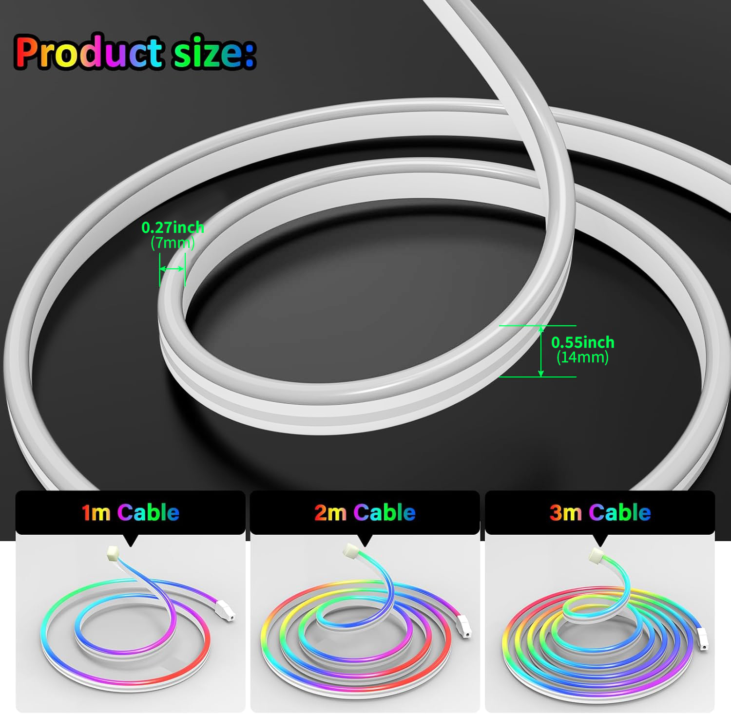 Fita LED Neon RGB Bluetooth 1- - Home Decor App Free avaliação e preço