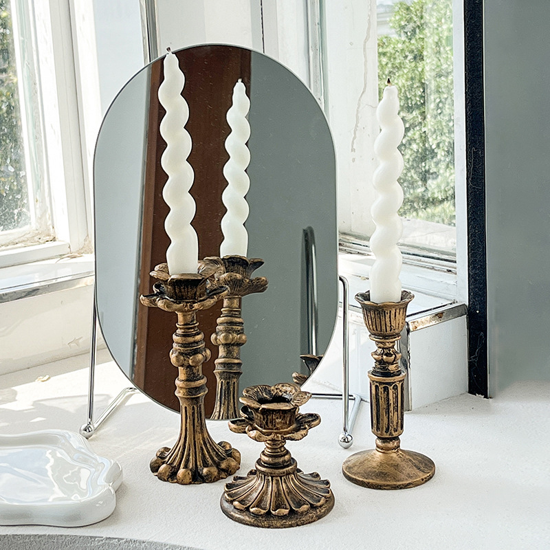 Castiçal de Bronze Vintage com - Home Decor Vintage avaliação e preço