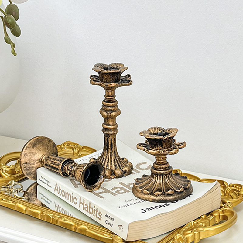 Castiçal de Bronze Vintage com - Home Decor Vintage avaliação e preço