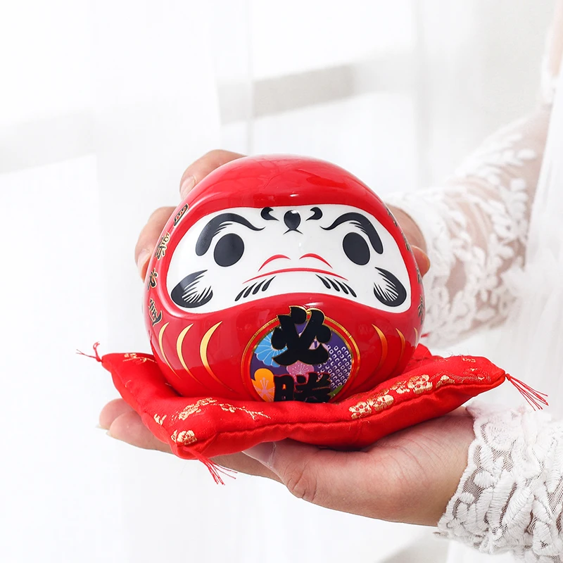 Estatueta Daruma de cerâmica j - Home Decor Zen Style avaliação e preço