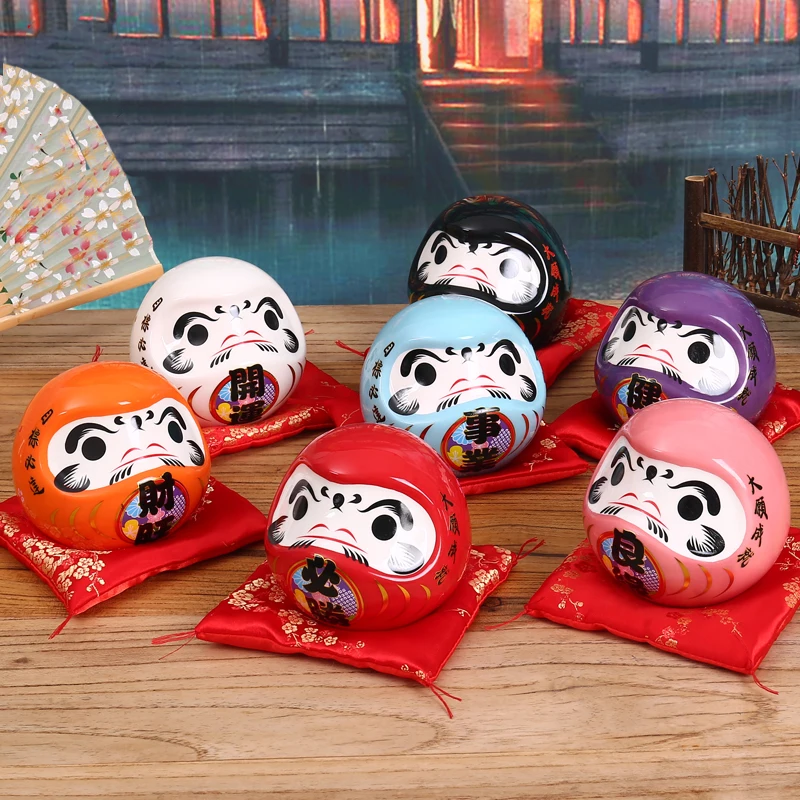 Estatueta Daruma de cerâmica j - Home Decor Zen Style avaliação e preço