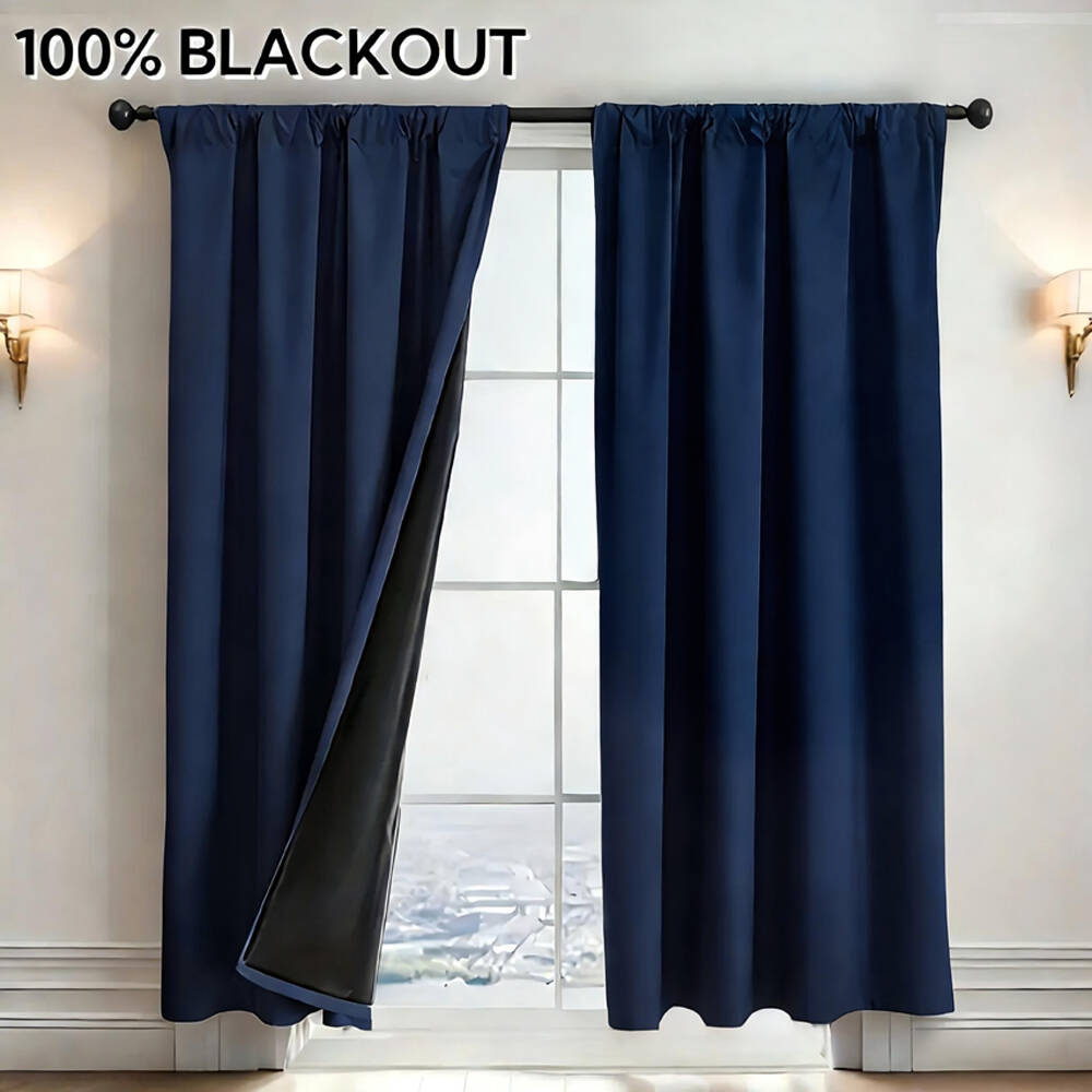 Cortina 100% Blackout com Forr - Home Decor Wall Panels avaliação e preço