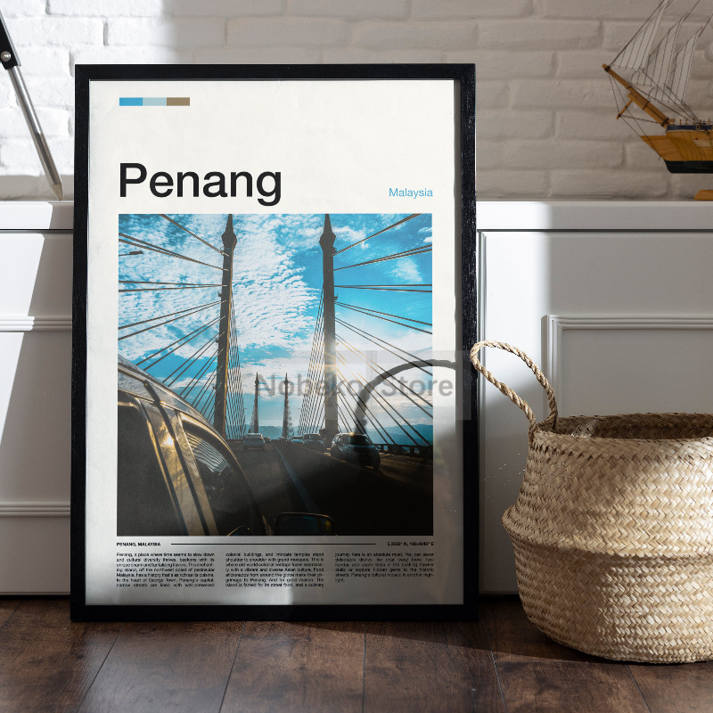 Ásia Malásia Viagem Posters, K - Home Decor Kuching avaliação e preço