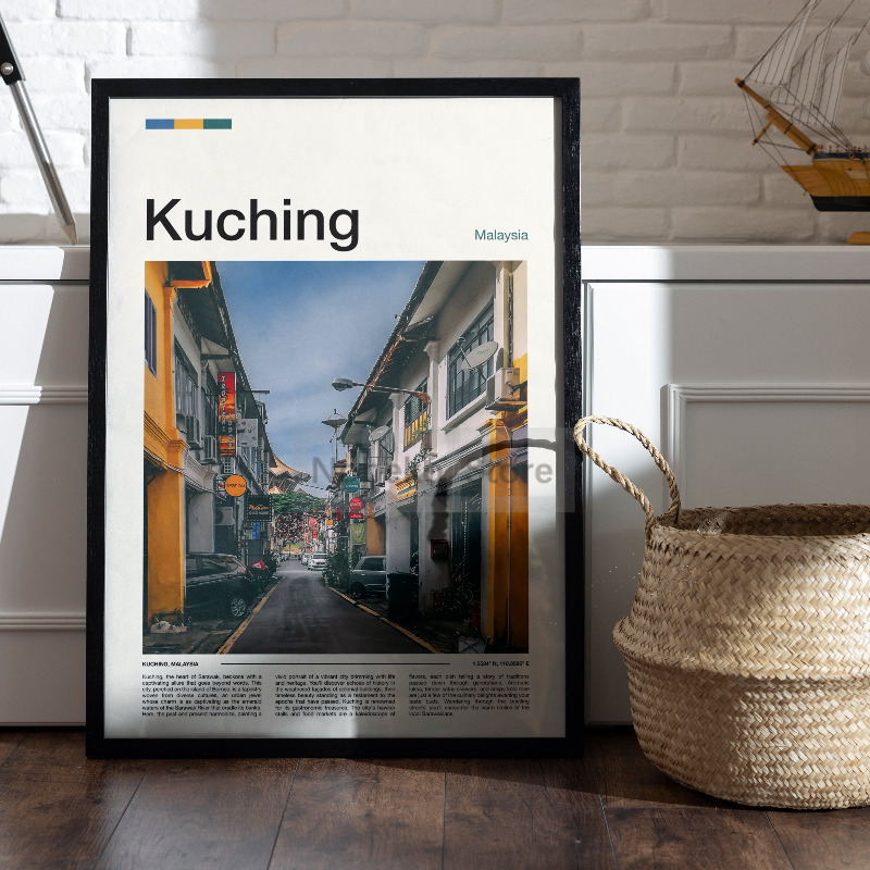Ásia Malásia Viagem Posters, K - Home Decor Kuching avaliação e preço