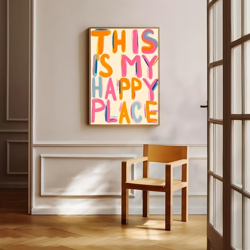 Arte de parede moderna com cit - Home Decor Reviews avaliação e preço