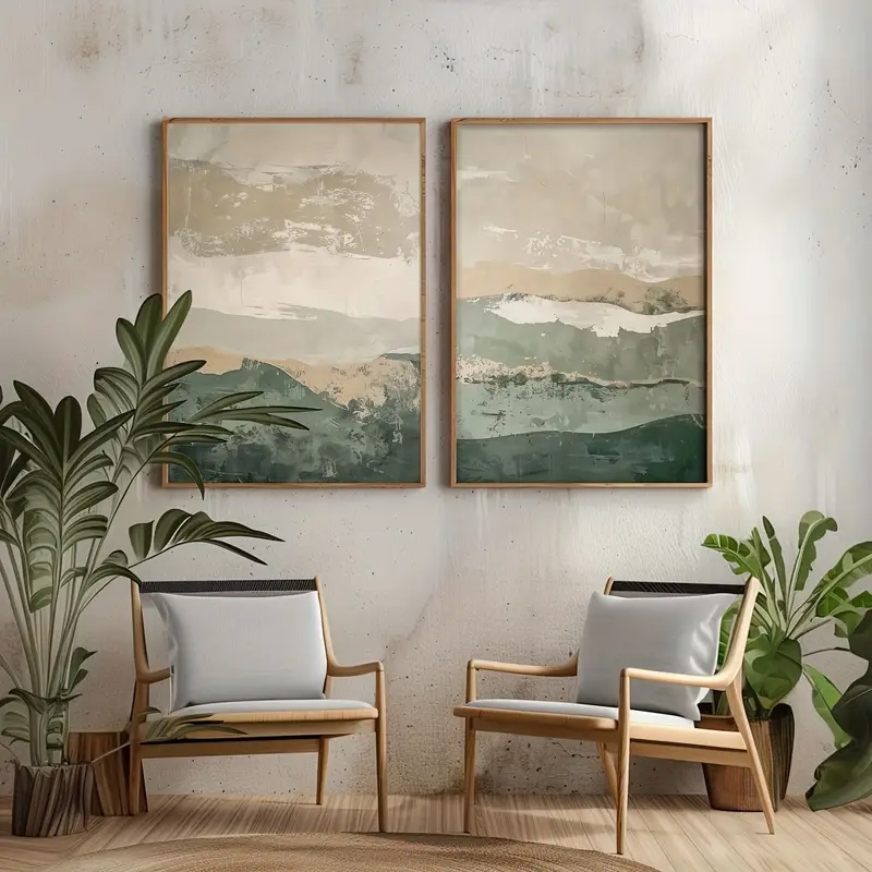 Conjunto de 2 Peças: Pôsteres  - Home Decor Green avaliação e preço