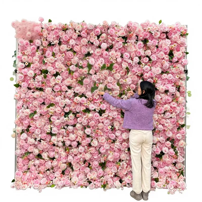 Painel de Flores Artificiais d - Home Decor Wall Panels avaliação e preço