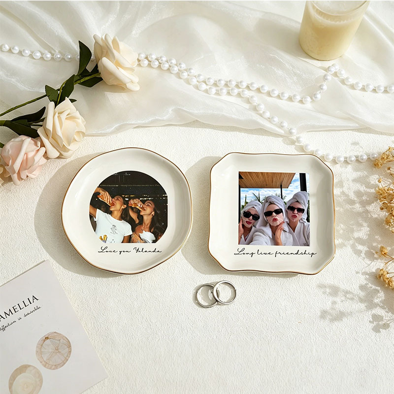 Prato de Cerâmica Personalizad - Ceramic Trinket Dish avaliação e preço