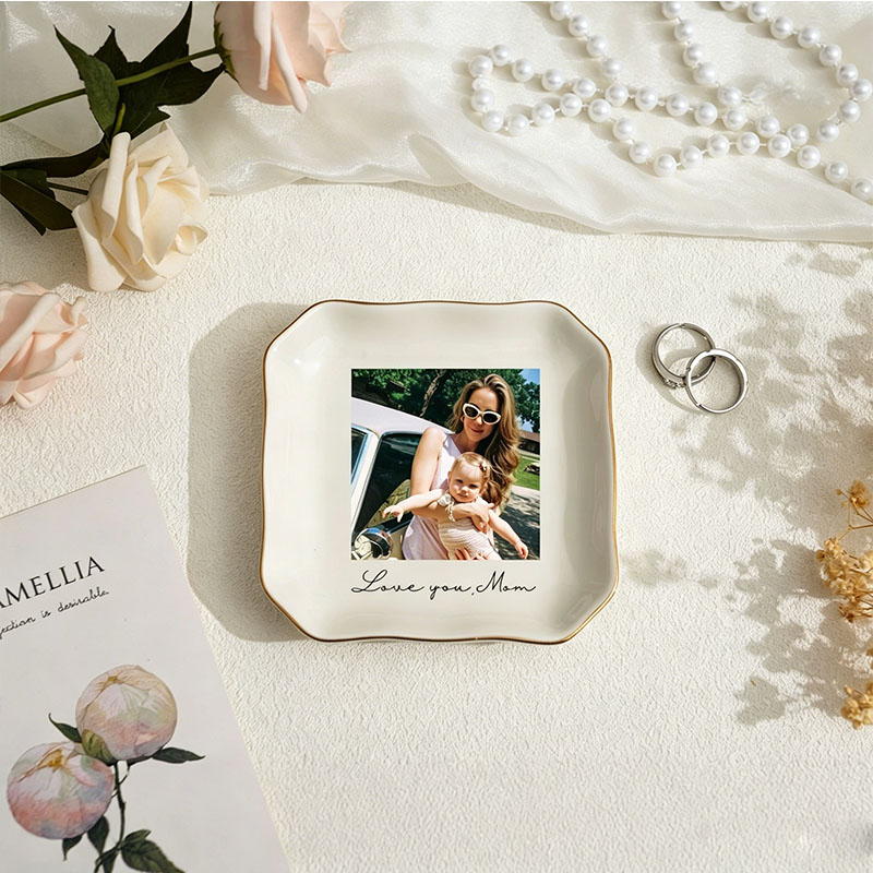 Prato de Cerâmica Personalizad - Ceramic Trinket Dish avaliação e preço