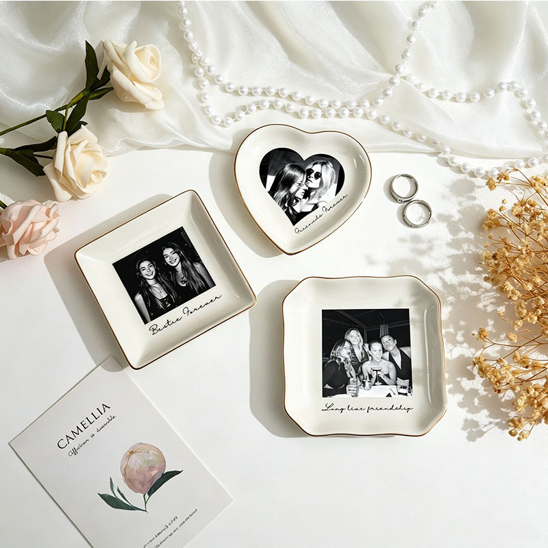 Prato de Cerâmica Personalizad - Ceramic Trinket Dish avaliação e preço