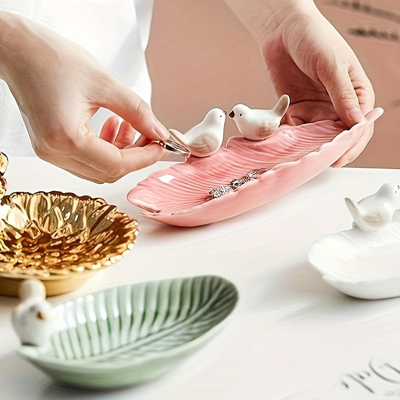 Novo pássaro bonito dim sum ba - Ceramic Trinket Dish avaliação e preço