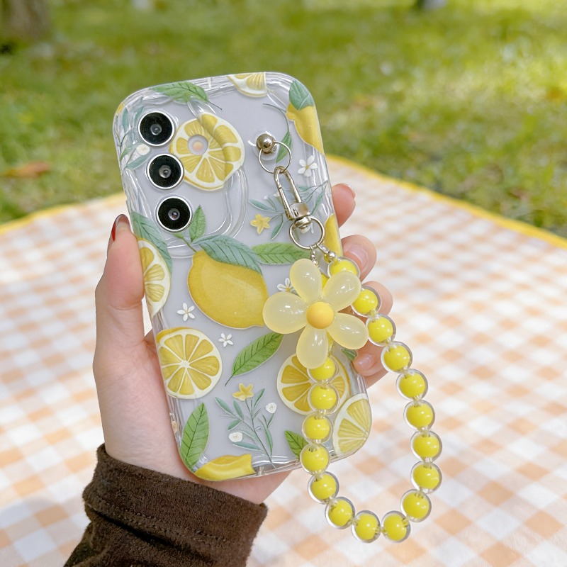 Capa de Celular com Cordão e E - Home Decor Yellow avaliação e preço