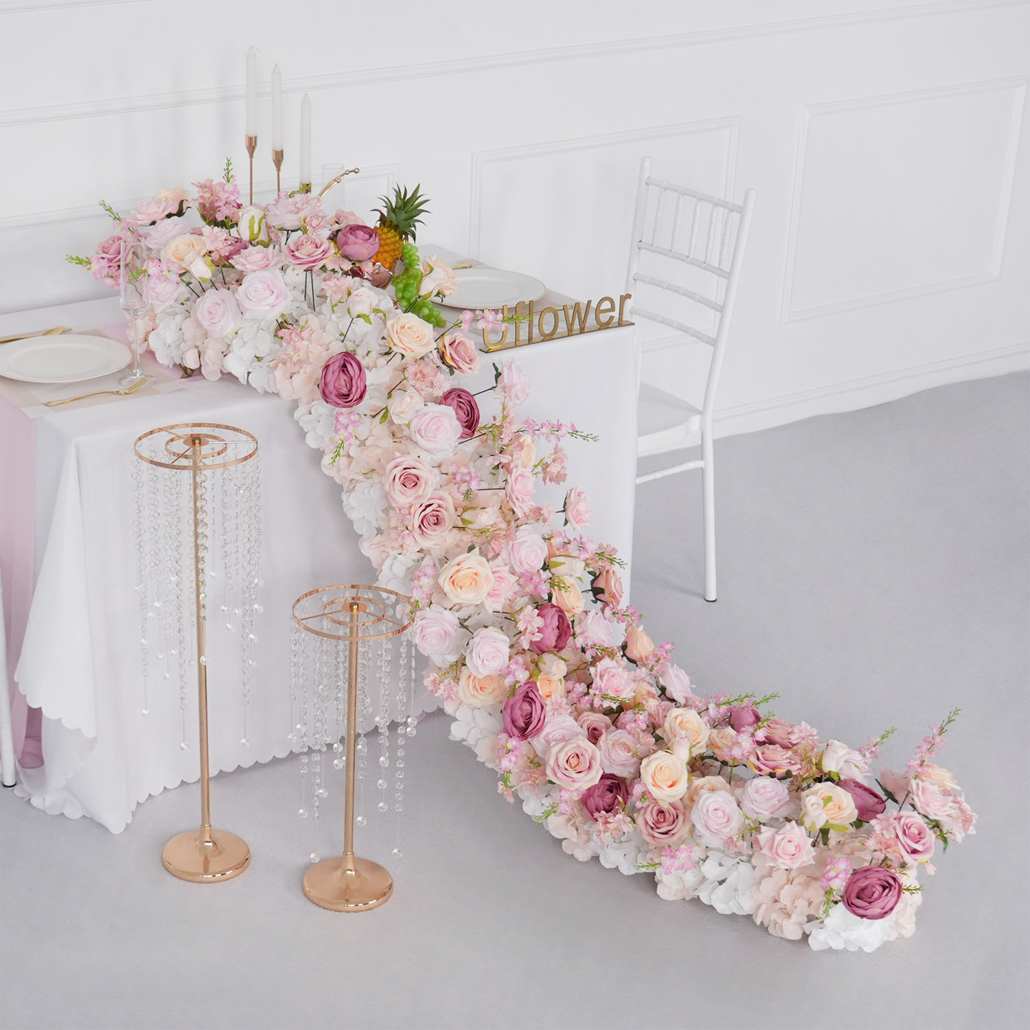 Uflower luxo flor artificial l - Home Decor Event avaliação e preço