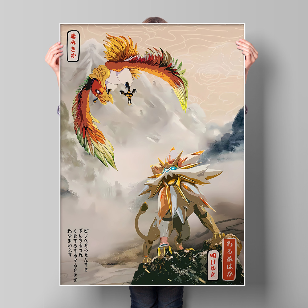 Pôster de lona com personagem  - Home Decor Japanese avaliação e preço