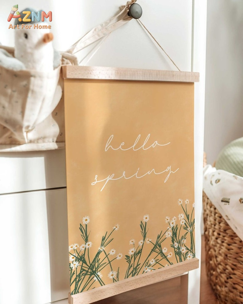 AZNM Impressão em tela sem mol - Home Decor Yellow avaliação e preço