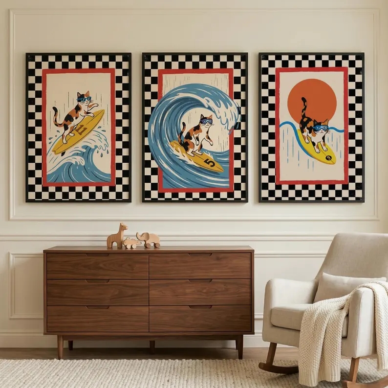 Conjunto de 3 Peças: Pôsteres  - Home Decor Japanese avaliação e preço