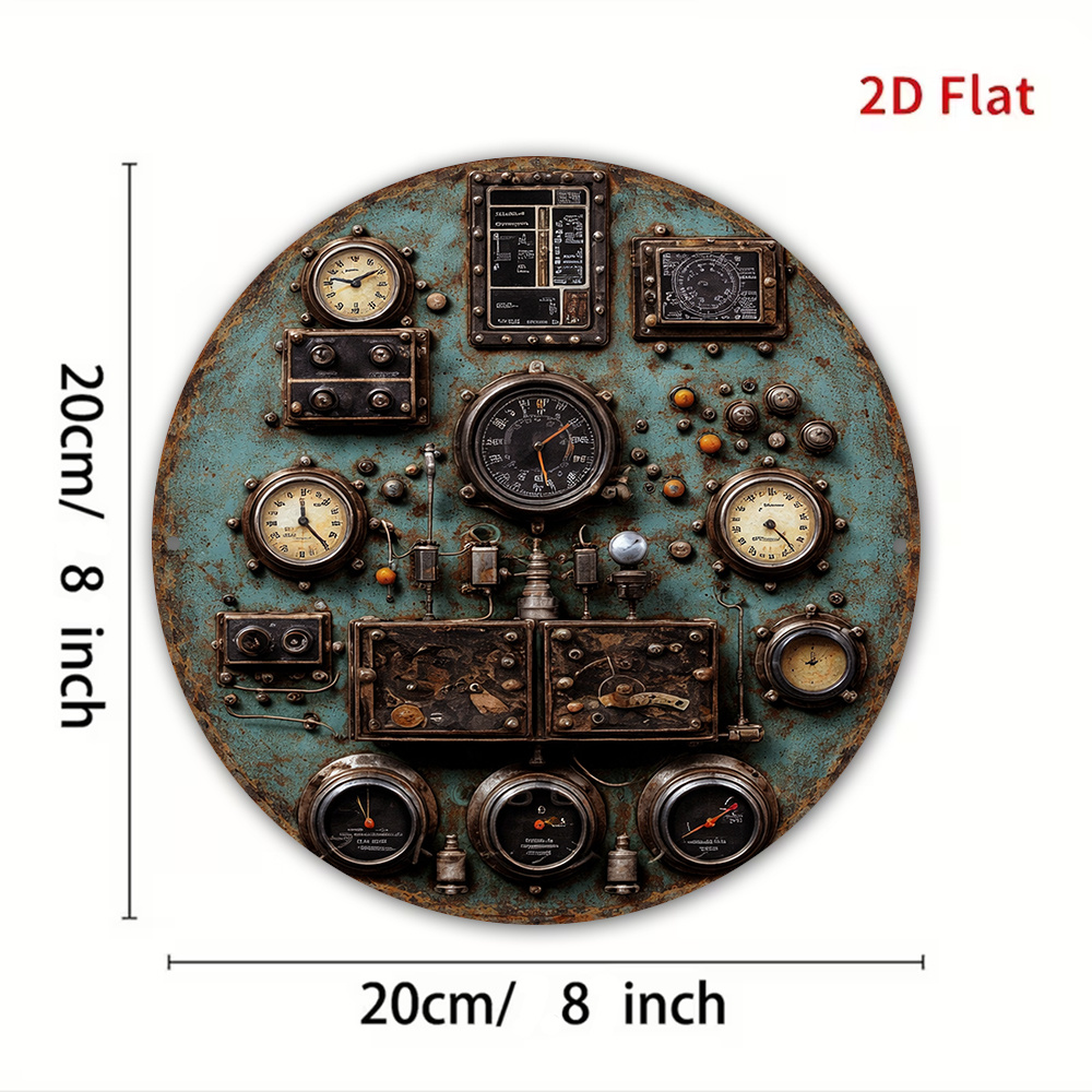Placa Redonda de Alumínio 2D P - Home Decor Wall Panels avaliação e preço