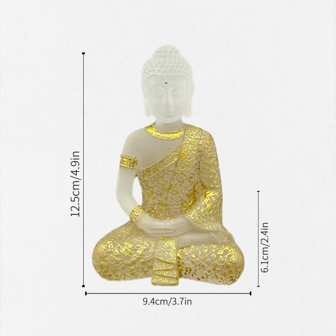 Nova Estátua de Buda em Vidro  - Home Decor Zen Style avaliação e preço