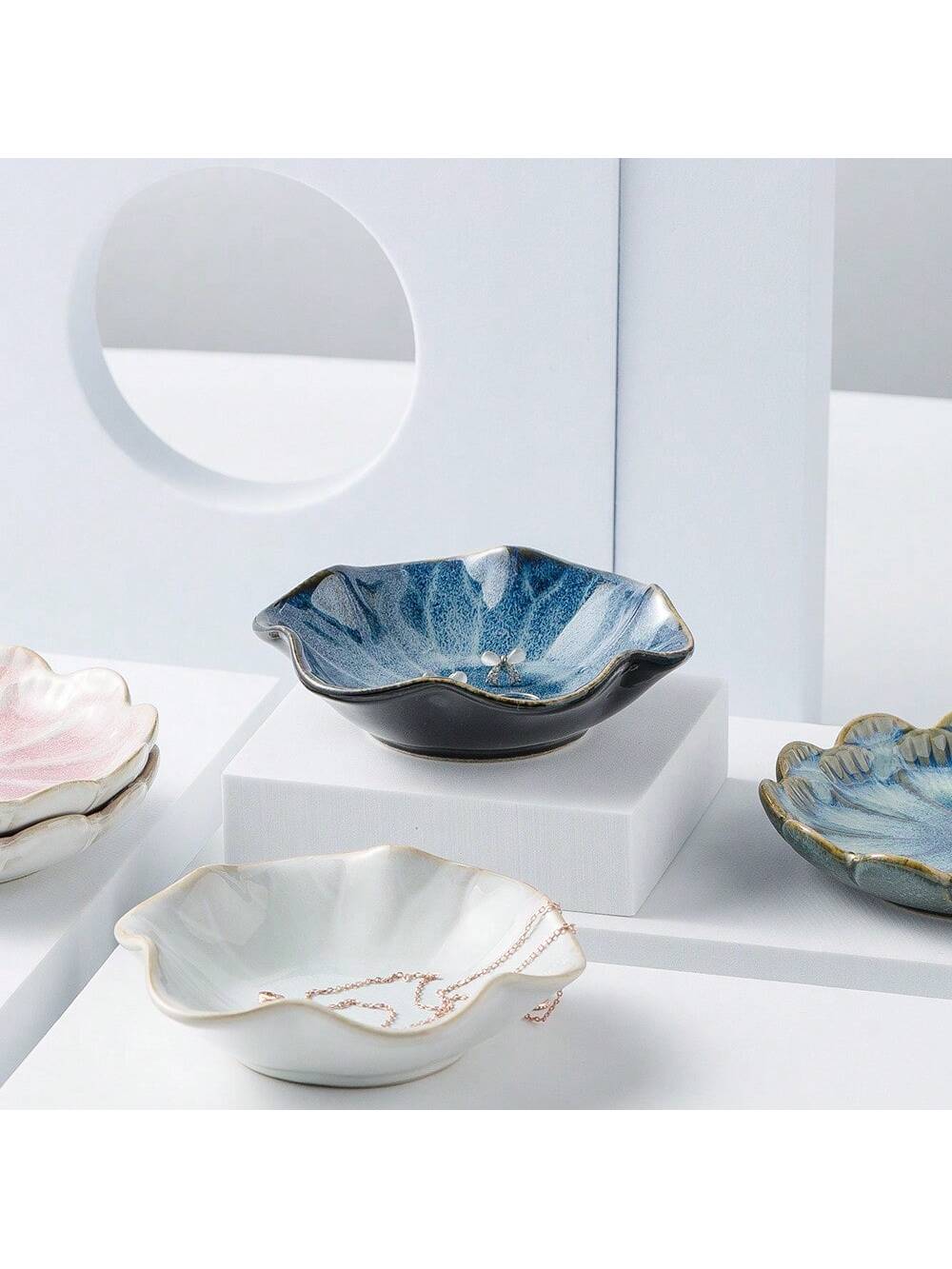 1 peça de bandeja de cerâmica  - Ceramic Trinket Dish avaliação e preço