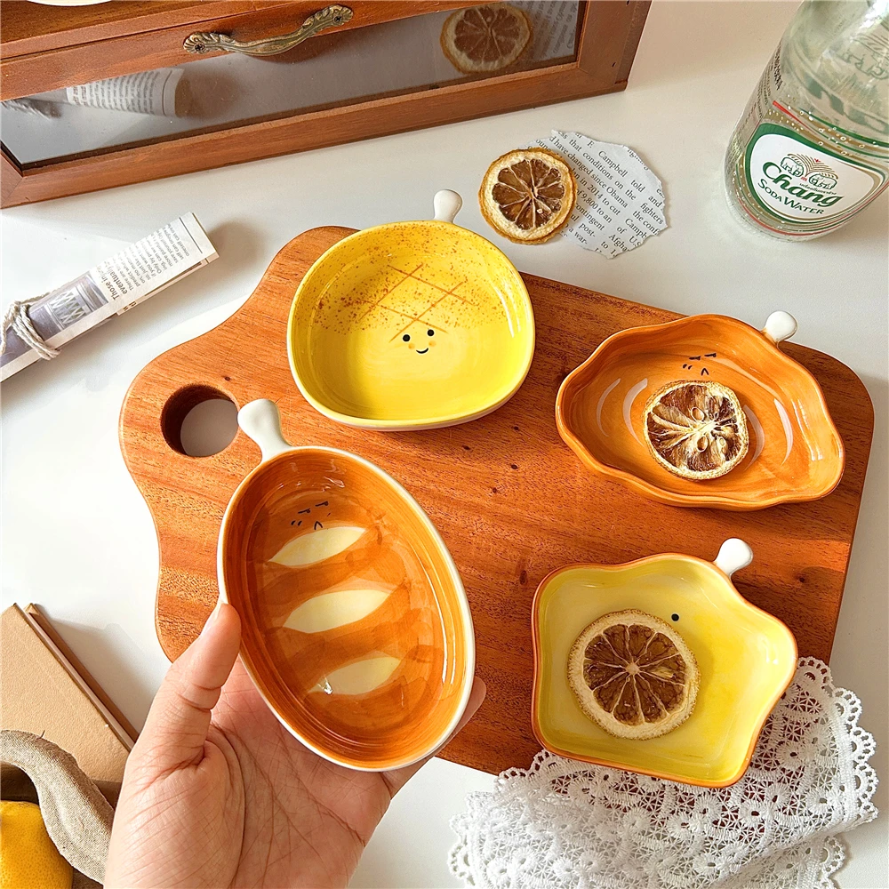 Prato cerâmico em forma de pão - Ceramic Trinket Dish avaliação e preço