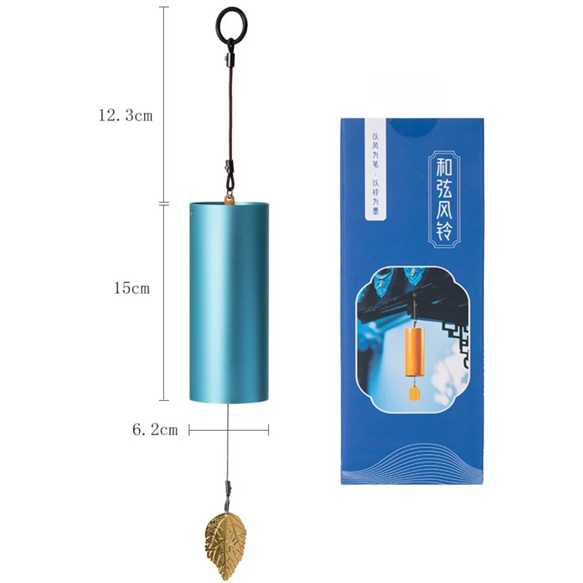 Sino de Vento Zen de Bambu Est - Home Decor Zen Style avaliação e preço
