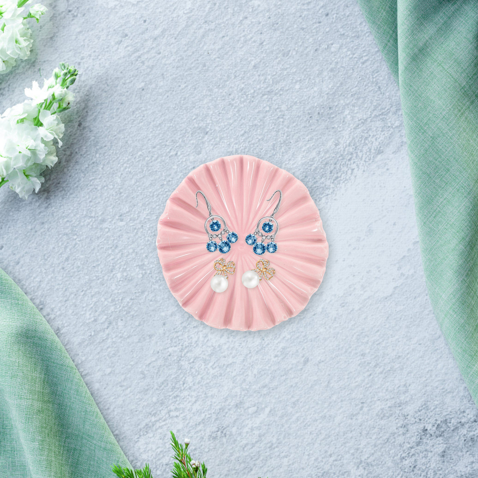 Bandeja de Cerâmica Decorativa - Ceramic Trinket Dish avaliação e preço