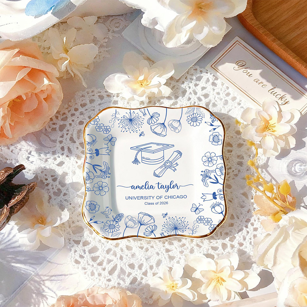 Prato de Cerâmica Personalizad - Ceramic Trinket Dish avaliação e preço