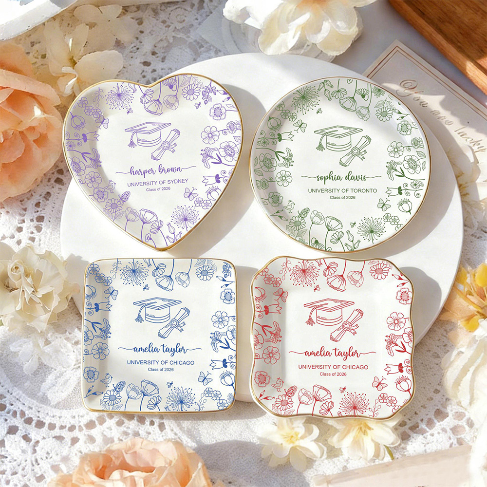 Prato de Cerâmica Personalizad - Ceramic Trinket Dish avaliação e preço