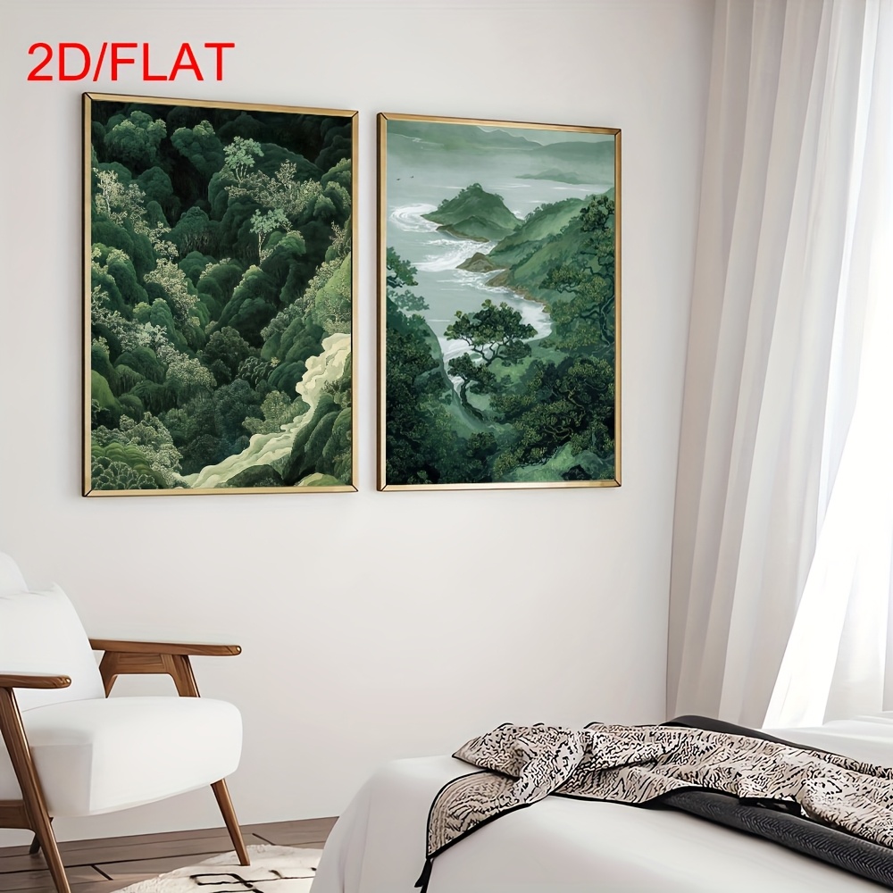 Conjunto de 2 Quadros Modernos - Home Decor Green avaliação e preço