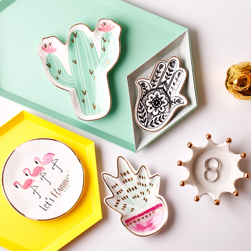 Pequeno Hamsa Sun Mão Prato De - Ceramic Trinket Dish avaliação e preço