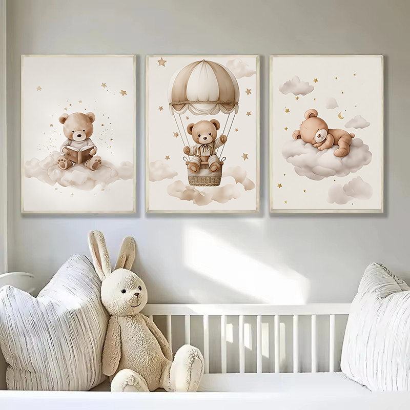 3 pçs/set boêmio urso de pelúc - Home Decor Foto avaliação e preço