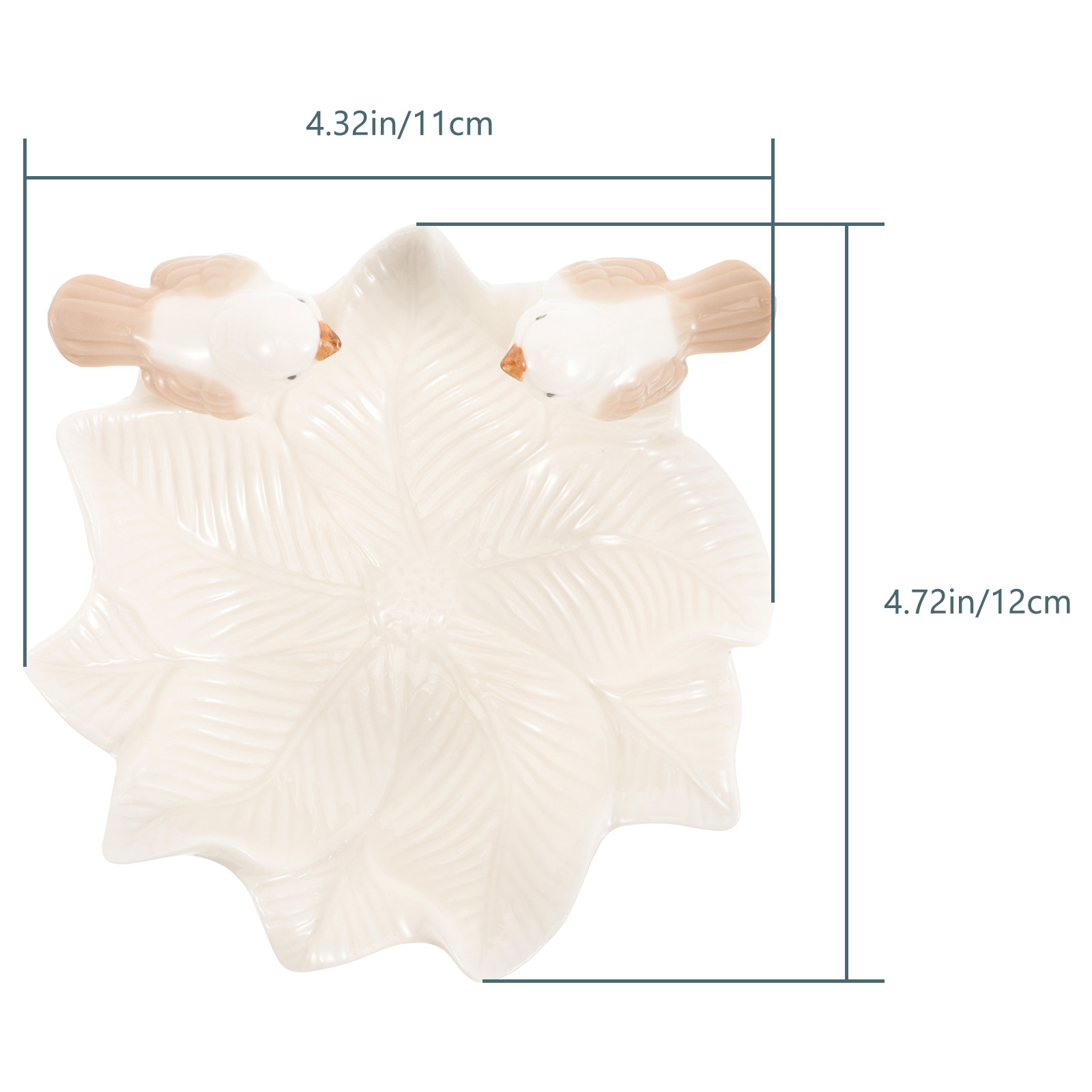 Prato de Cerâmica Elegante par - Ceramic Trinket Dish avaliação e preço